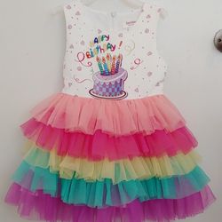 Birthday Girl Dress For 5 Years Old