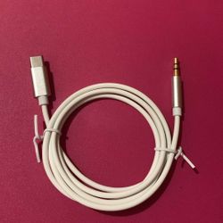 AUX USB C-Type Audio Music Car Cord Cable for Samsung, IPhone, IPad and IPod
