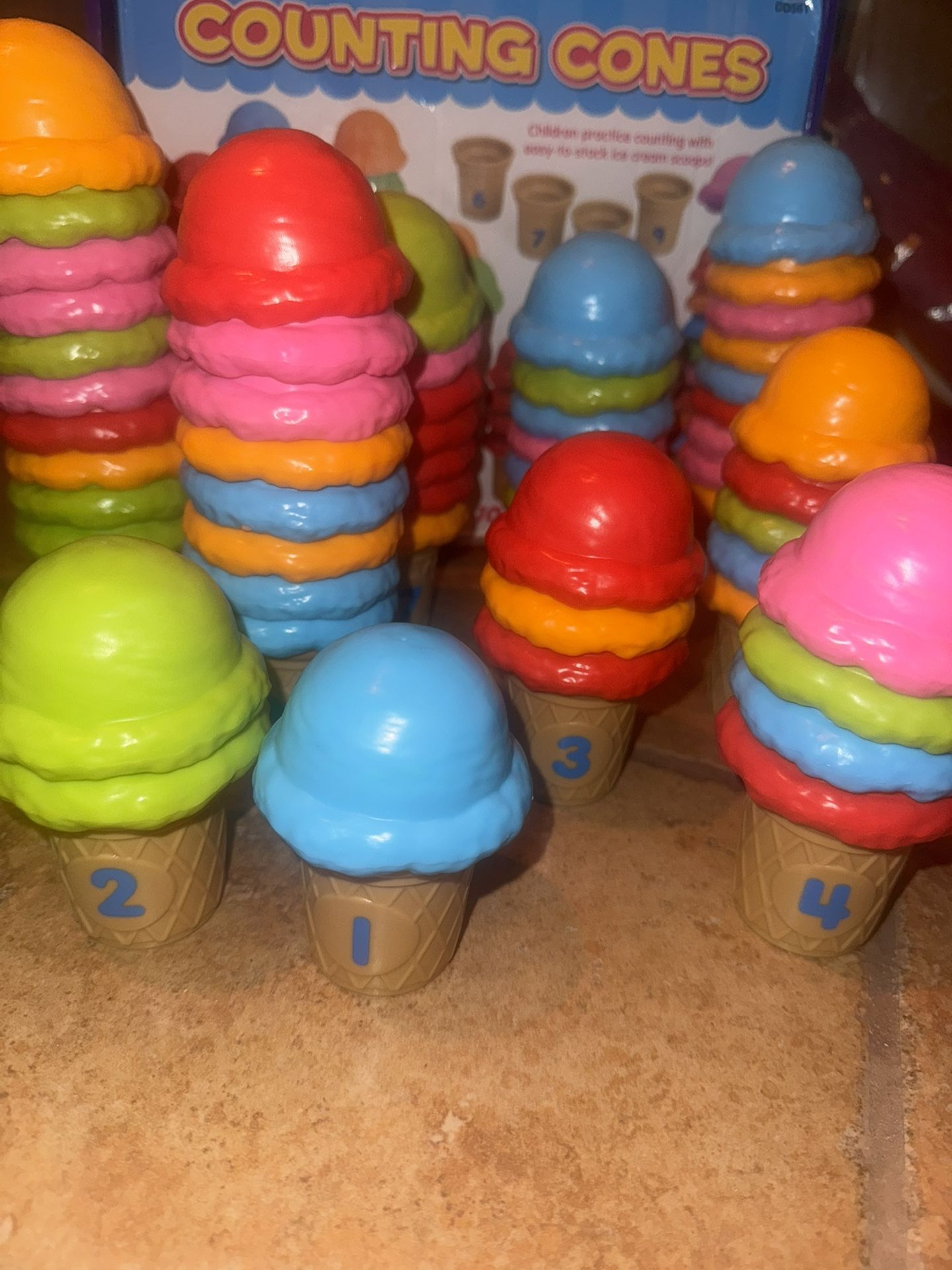 Lakeshore Counting Cones DD561 Numbers Counting Educational 