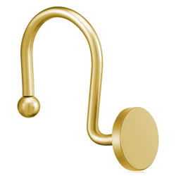 New Gold Shower Curtain Hooks