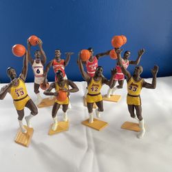 NBA Starting Lineup Figures Lakers Magic Kareem Wilt 