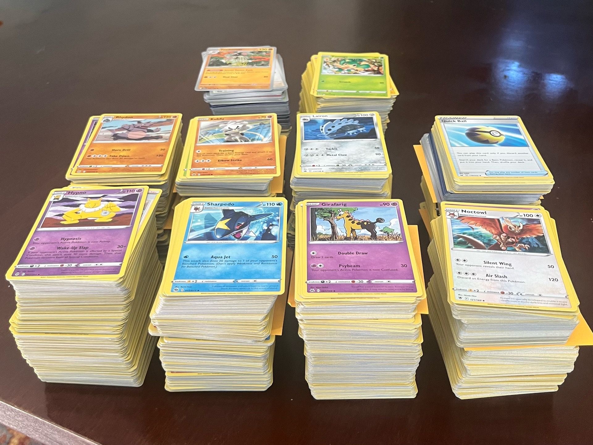 Modern Pokemon Huge 3000+ Lot TCG Trading Cards (Evolving Skies, Lost Origin, Brilliant Stars etc)