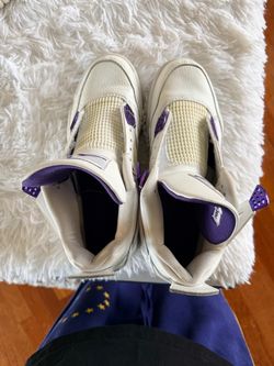 Jordan 4 purple metallic