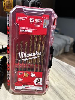Milwaukee titanium drill bits