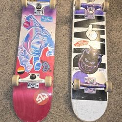 Skateboards Planb And Santa Cruz 