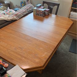 Wooden Kitchen Table With Chairs