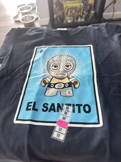 Mexican Loteria Kids Shirt, Size Medium El Santito New 