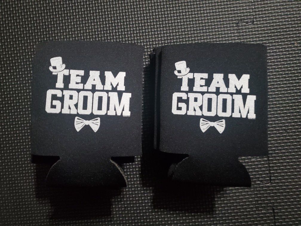 Free Wedding Team Groom Can/Bottle Coozies