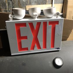 Emergency Exit Sign 