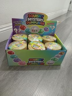 Squishy Mystery Dumplings Glittery $5.00