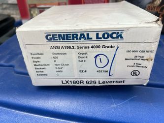 New General lock store room function, LX180R