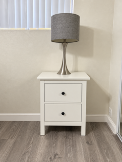 IKEA White Bedroom Set – 6- Drawer Dresser + 2 Nightstands