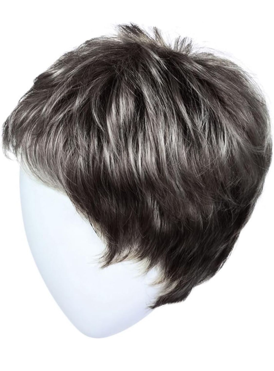 Raquel Welch Winner Pixie Boy Cut Short Wig by Hairuwear, Ultra-Petite Cap - R511G Gradient Charcoal