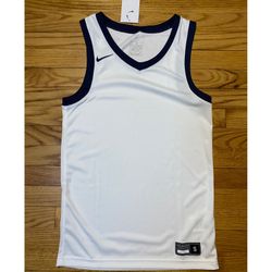Nike Basketball jersey Navy Blue & white Men’s sz Small NEW!