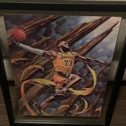 Hologram Picture LeBron James And Michael Jordan 