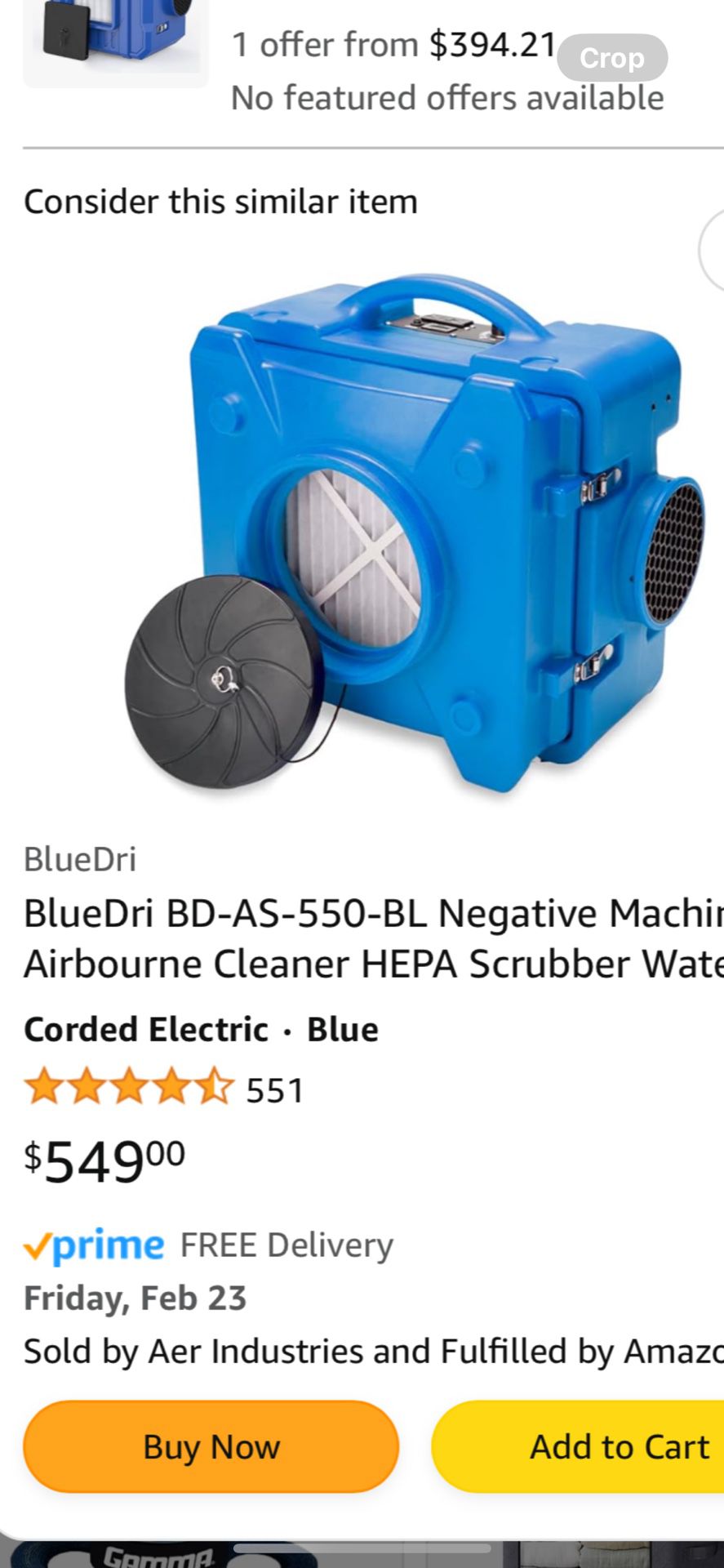 Bluedri Air Scrubber 