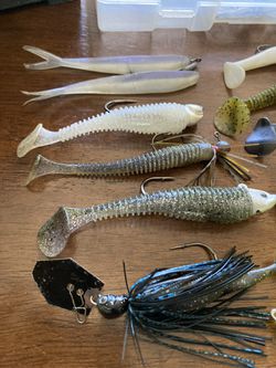 Chatterbait Keitech Swimbaits Shakey Heads Worms Baits And Lures Bass  Fishing for Sale in Sacramento, CA - OfferUp