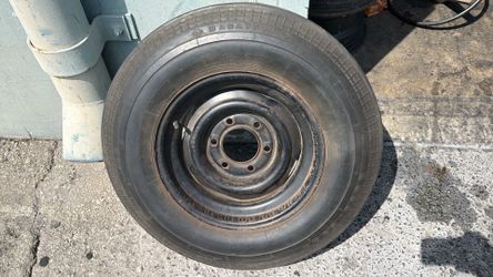 One 6 lug 15 Inch Classic Steelie Fits Trailers Or Chevy And gmc Trucks