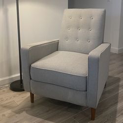 West Elm Modern Reclining Arm Chair
