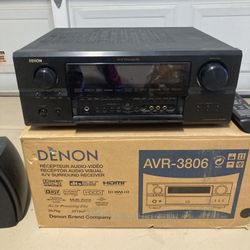 Denon Surround Receiver And Speakers