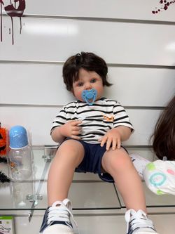 Realistic Reborn Baby Boy Doll – Cute Baby with Accessories