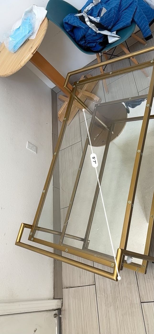 glass table