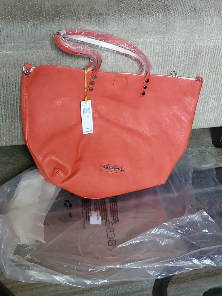 Bcbg Orange Tote Bag