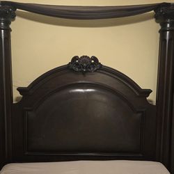 Queen 4 poster Bed frame With Headboard