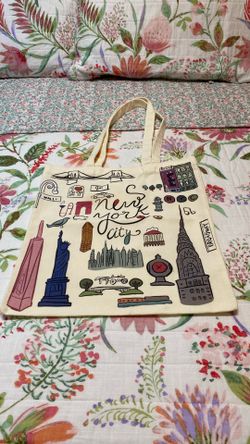 NEW YORK SOUVENIR CANVAS BAG/TOTE