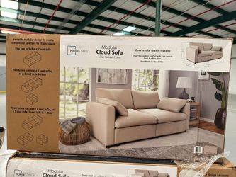 Brand New Mainstays Cloud Sofa (2-Seater) – Modular