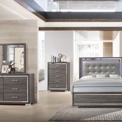 Bedroom Set 4pc King Or Queen NEW 