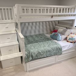 Beautiful bunk bed with lot of storage