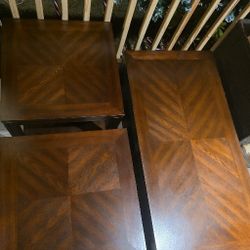 Lift Top Coffee Table And End Table Set 