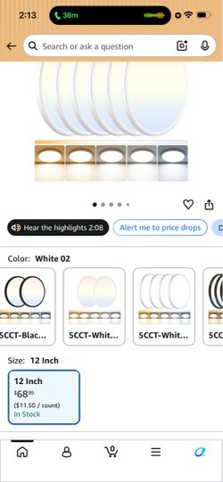 Led flush mount ceiling light