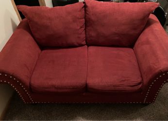 Red sofa