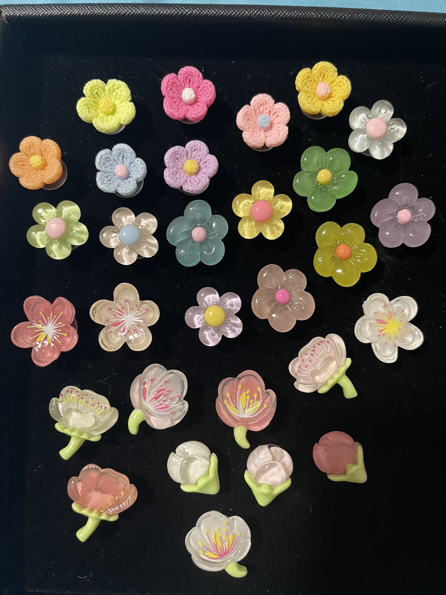 Flower Croc Charms