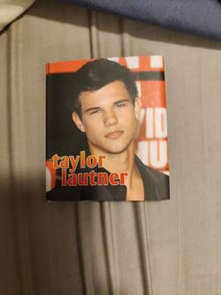 Hard Cover Book On Taylor Lautner
