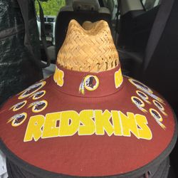 Washington Red Skins Straw Hat Sombrero Cap Beach Festival Pool Summer Sports tools Lawn Party Gorra 
