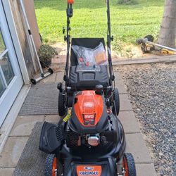 Yard max 22 in. 201 cc SELECT PACE 6 Speed CVT High Wheel RWD 3-in-1 Gas Walk Behind Self Propelled Lawn Mower