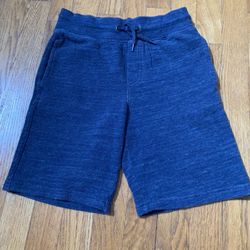 Cherokee Boys Blue Fleece Elastic Drawstring Shorts: M  (8/10),   Excellent Condition 