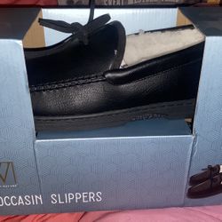 Moccasin Sippers Mens Size Large 