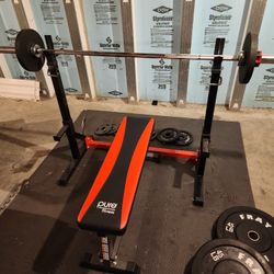 Barbell & Weight Set, 3 yrs old