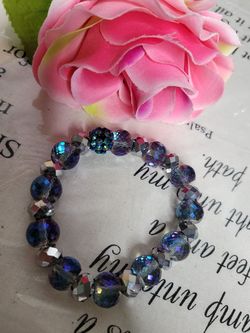 ETSY HANDMADE STRETCHABLE CRYSTAL HIGH QUALITY BRACELET