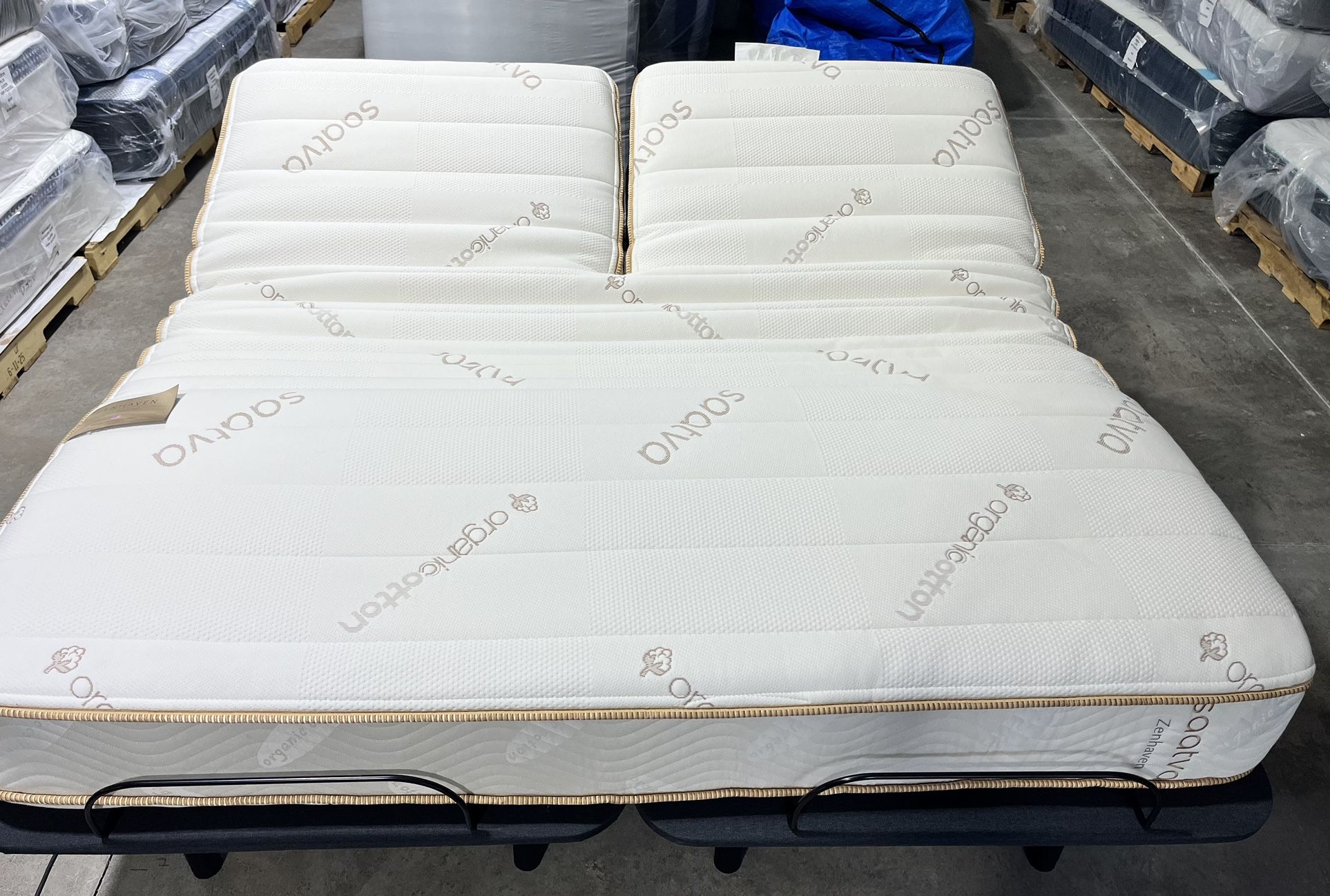 Saatva Mattress AND Base - KING UPPERFLEX
