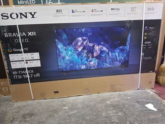 77" screen Oled smart 4k ultra HDTV by Sony bravia. Original box sealed with warranty.