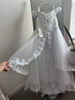 Vestido De Niña Size 7-8 Nuevo