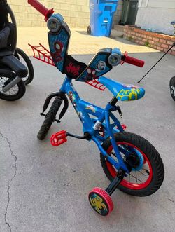 Toddler Spider-Man bike