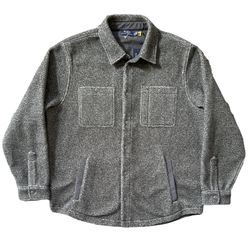 NWT Polo Ralph Lauren Gray Brushed Fleece Shirt Jacket Size: XL