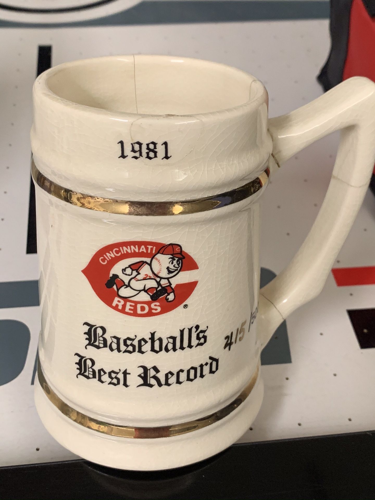 Cincinnati Reds 1981 mug