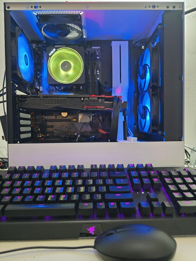 Gaming computer pc desktop ryzen 5, gtx 1070, 16 gb ram, ssd, hdd, wifi nzxt bundle